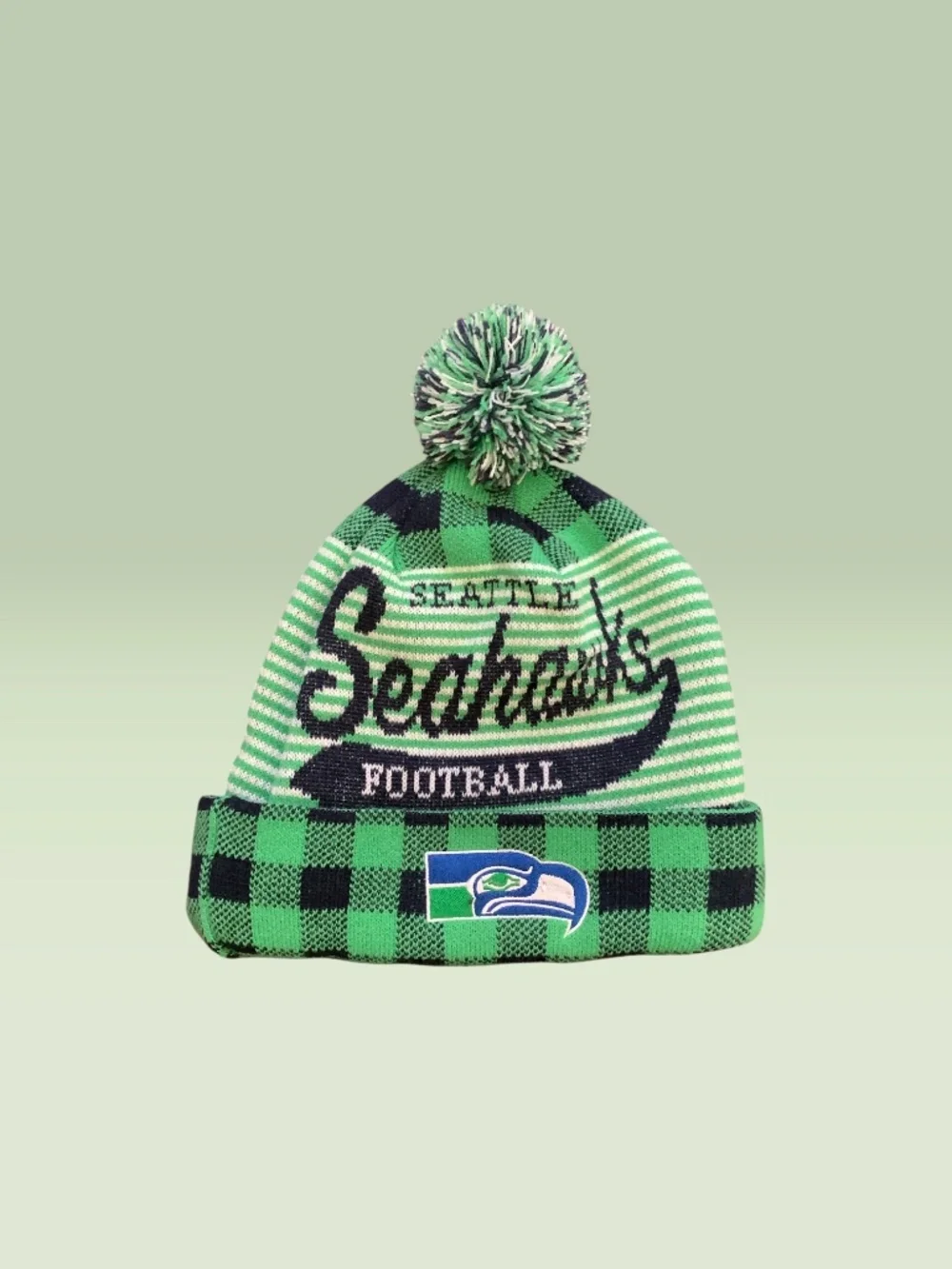 Seattle Seahawks Football Knit Cap Hat